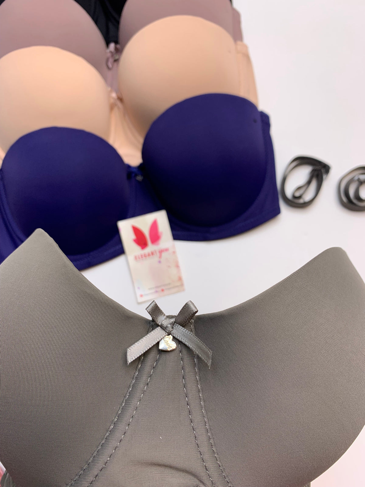 (36-42)C  Plain Half Cup C Cupsize Padded Bra 815(132)*