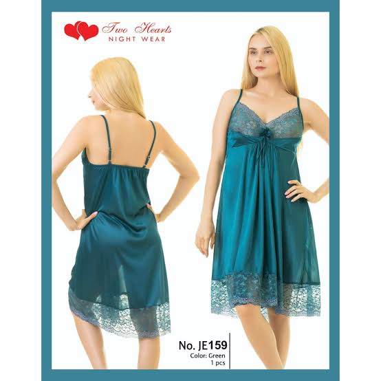 One Piece Elegant Silk Nighty (159)(C12-R1)