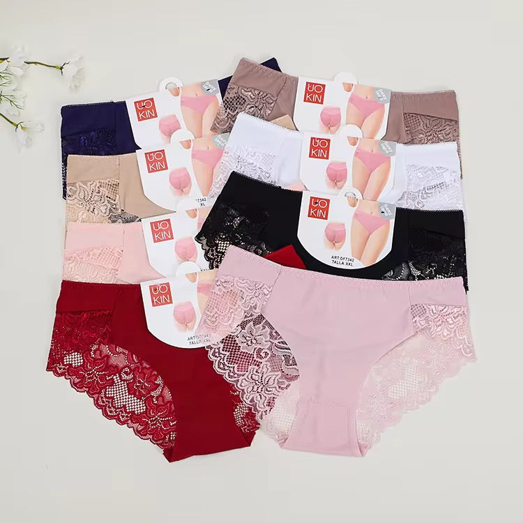 Seamless Ice Silk Lace Underwears K8011 (101)