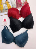(36-42)B Padded Pushup Fancy Strap Bra 68528(132)*
