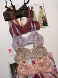 (32-42)b Elegant Lacy Cotten Net Bras Bundle Offer(R1)