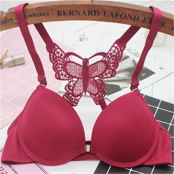 (32-38)b Elegant Butterfly Back Lace Front Open Bra 2120 (309)