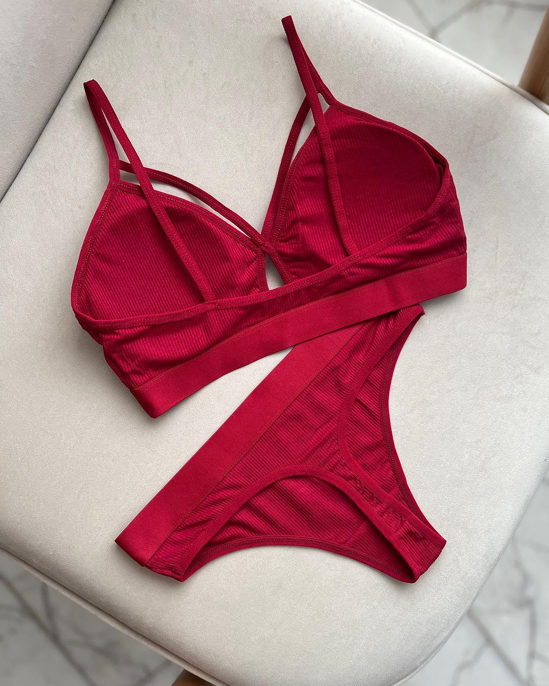 (28-34) Sexy Hollow Out Yoga Bra and Panty Set (035)*