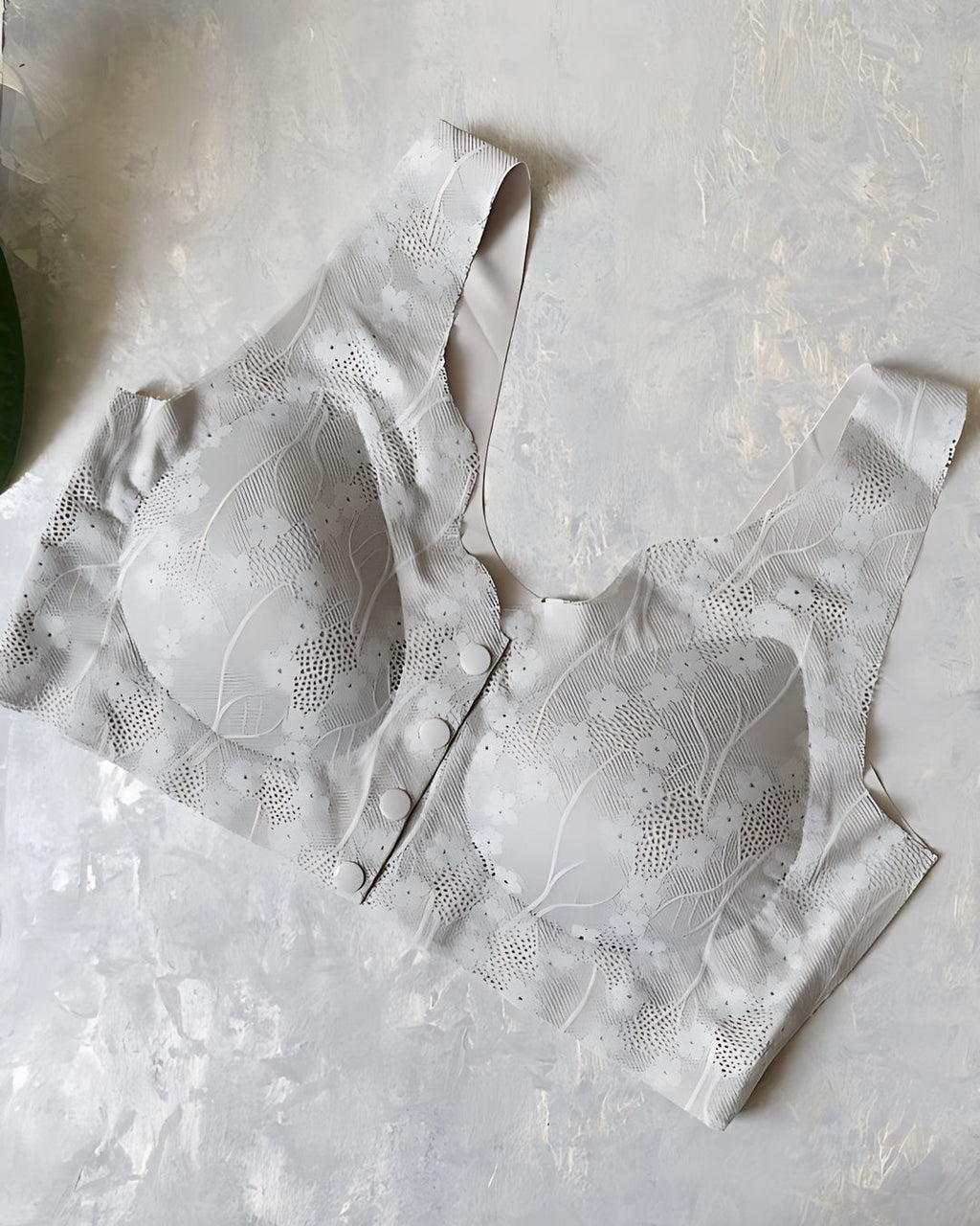 (34-46)Anti Rash Seamless Stuff Front Button Bra (091)*