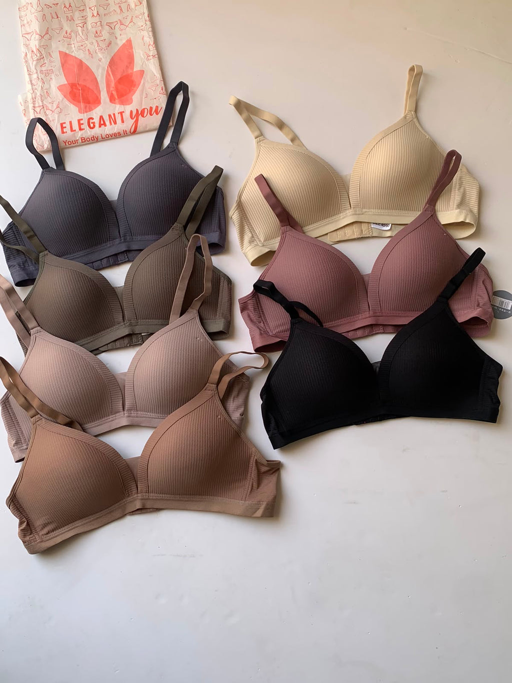 Premium Thin Pad Non Wire Everyday Bra 7887(154)