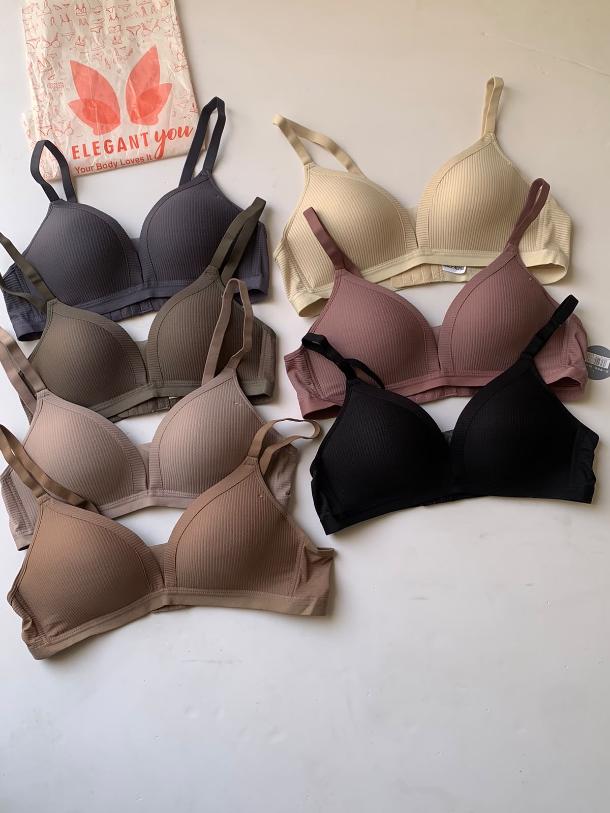 Premium Thin Pad Non Wire Everyday Bra 7887(154)