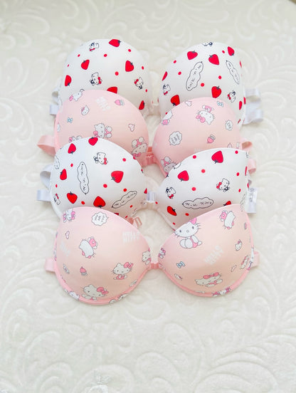 Kitty Printed Bra 💕