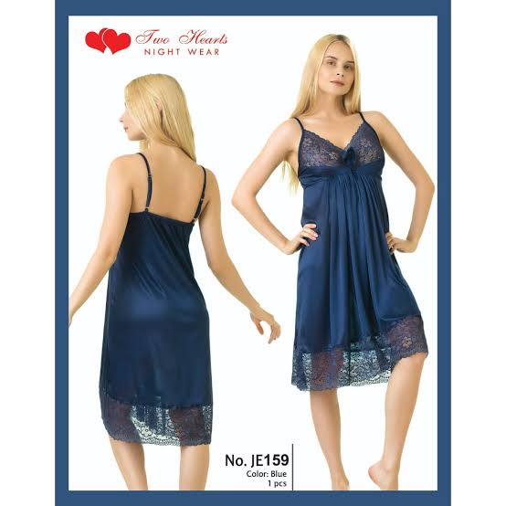One Piece Elegant Silk Nighty (159)(C12-R1)