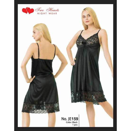One Piece Elegant Silk Nighty (159)(C12-R1)