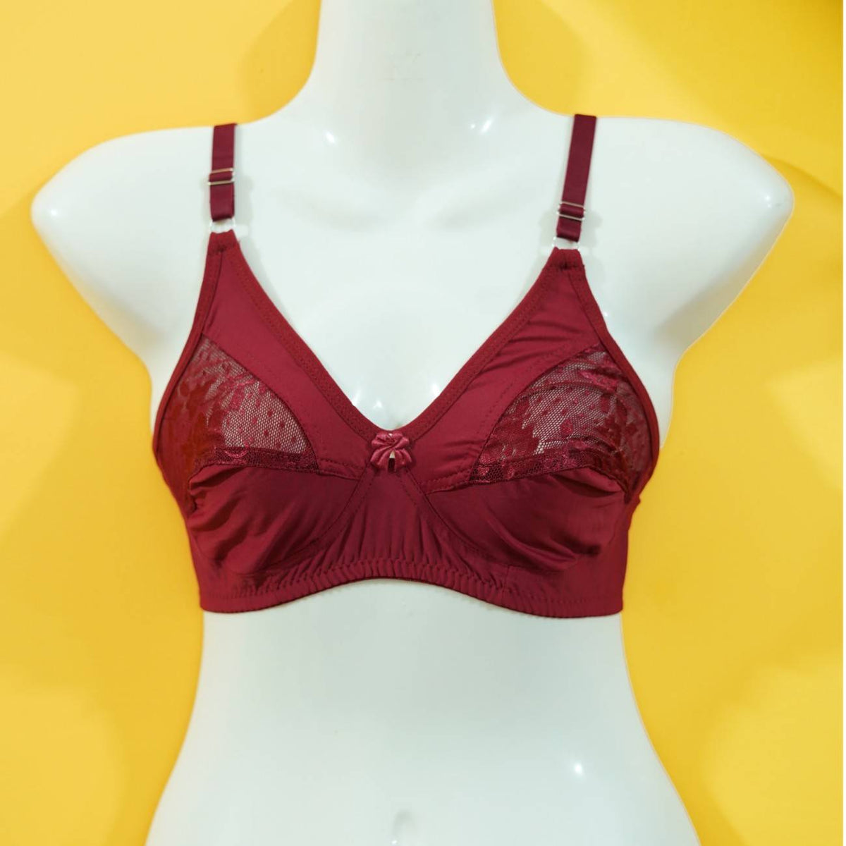 Pack of 2 Silk Half Net Bra