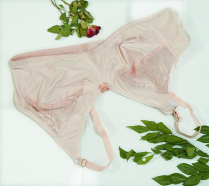 Pack of 2 Silk Half Net Bra