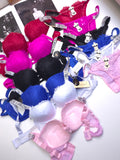 (36-42)C size Victoria secret Bridal Hand Pushup Padded Pushup Wired Bra Panty set(R6)^