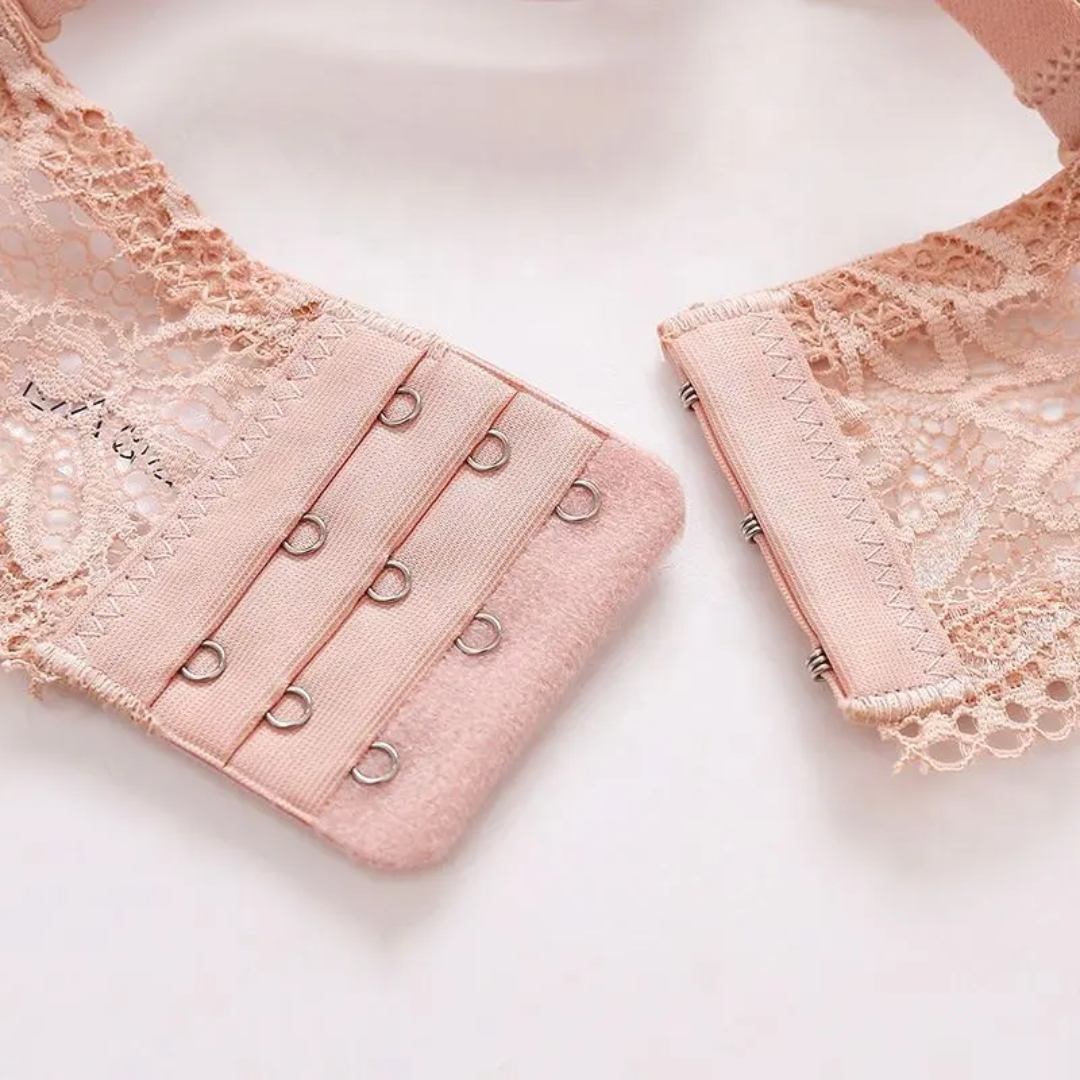 (36-42)B Elegant Padded Push-up Lace Bridal Bra 811(164)*