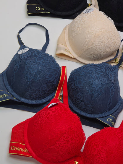 Front Buckle  Double Padded Full Coverage Bra.