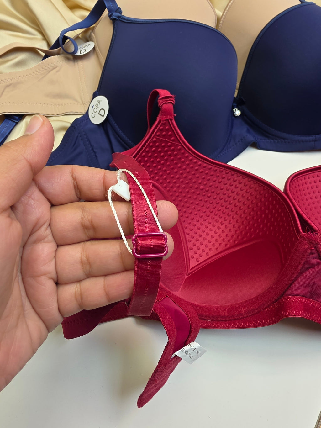 (38-44)D Plus Size Thin Pad Full Coverage Bra 2581(157)*