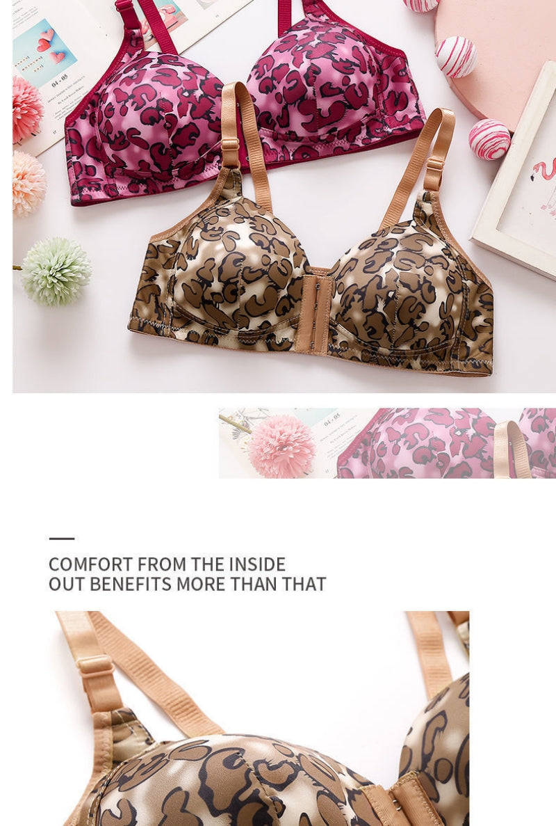 (42b) Comfy Full Coverage Front Open Breathable Bra (316)*