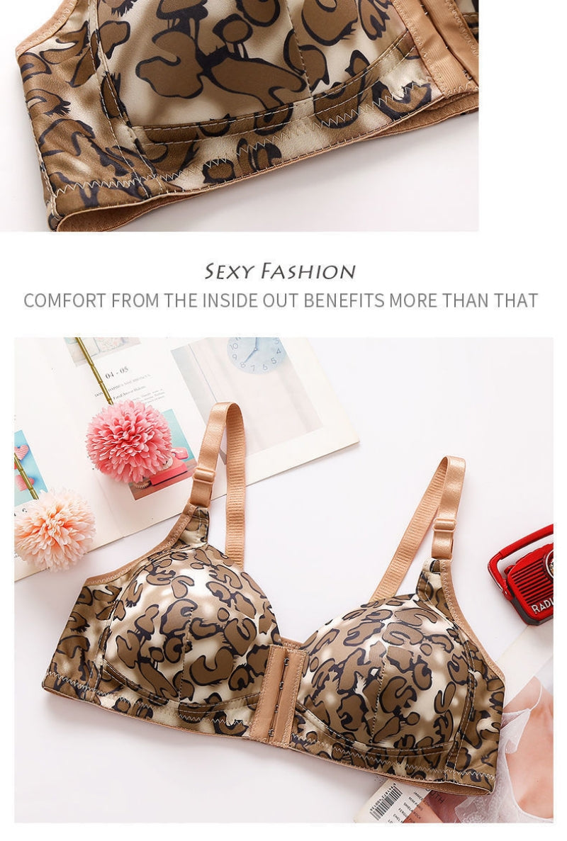(42b) Comfy Full Coverage Front Open Breathable Bra (316)*