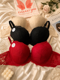 (32-46)D Elegant & Lacy Plus Size Bra(087)