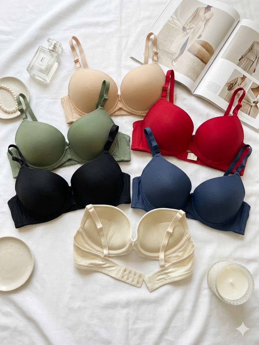 (32-38)b Soft Padded Pushup Underwire Bra 1399(162)^