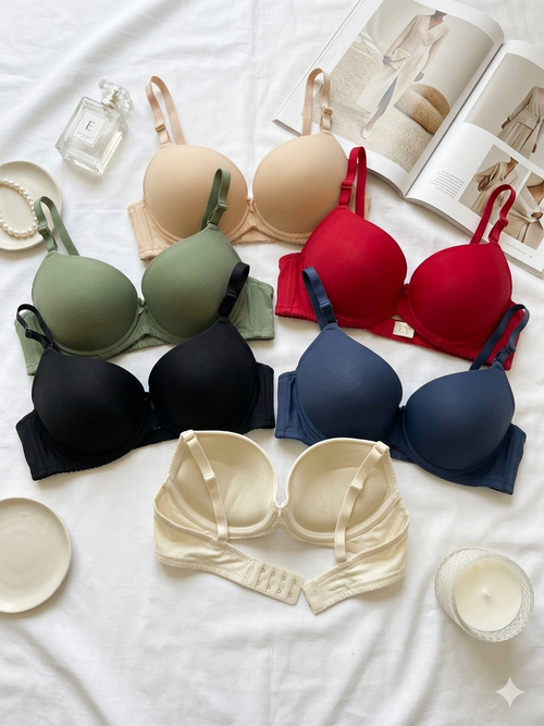 (32-38)b Soft Padded Pushup Underwire Bra 1399(162)^