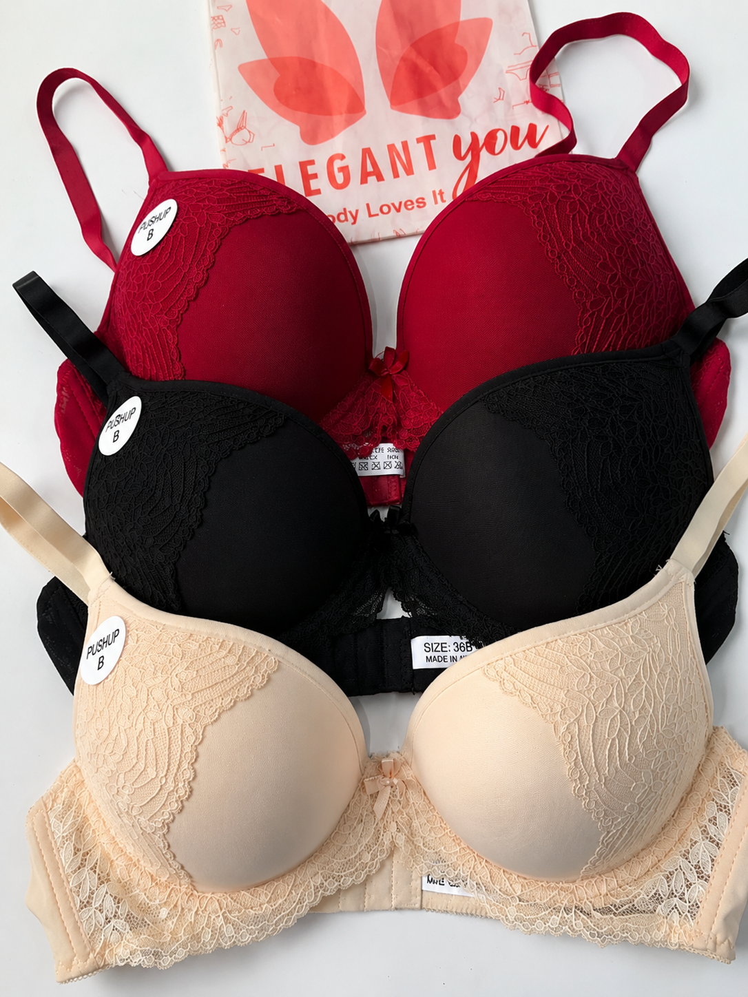 (34-40)b Perfect Curve Double Padded Push-Up Bra7200(135)