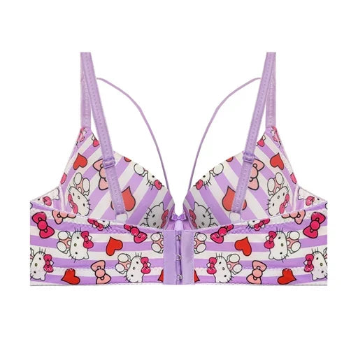 (38-42)b/c  size Hello Kitty Daily-wear Push-up Bra2222B(306)*