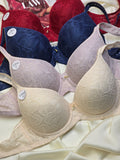 (34-44)C Full Coverage Thin Pad Underwire Bra 030101(129)*