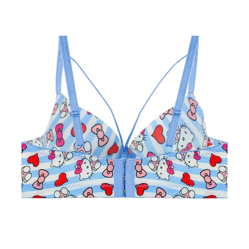 (38-42)b/c  size Hello Kitty Daily-wear Push-up Bra2222B(306)*