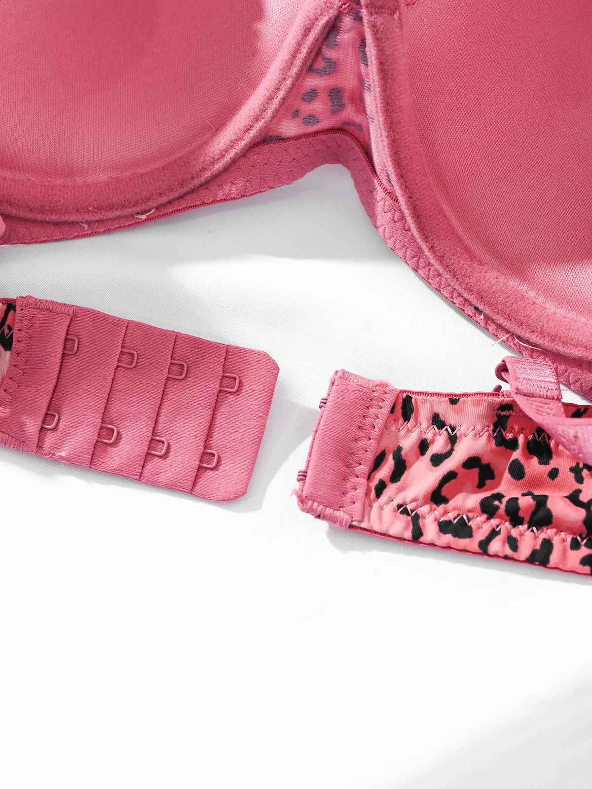 (36-42)C Leopard Print lace Thin Pad  C Cupsize  Wired Bra 8098(145)*