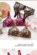 (42b) Comfy Full Coverage Front Open Breathable Bra (316)*