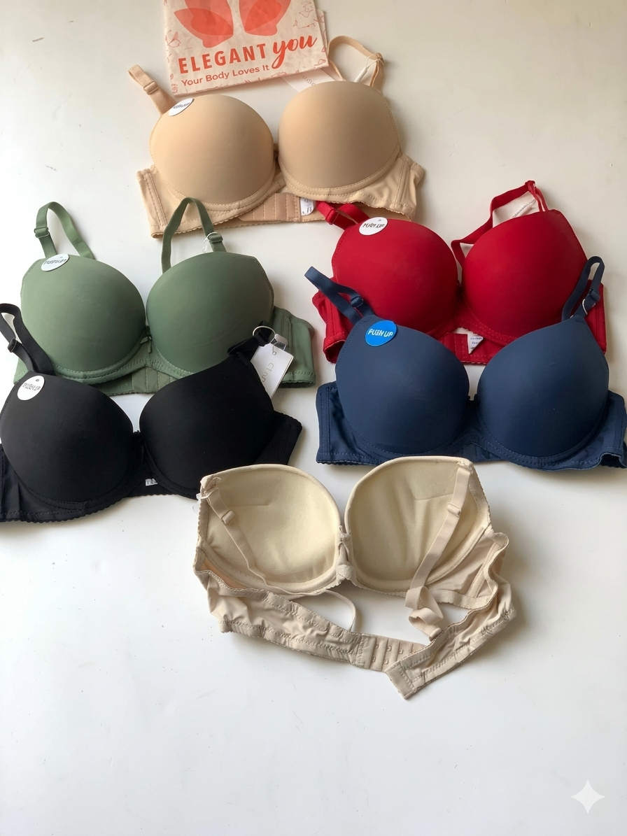 (32-38)b Soft Padded Pushup Underwire Bra 1399(162)^